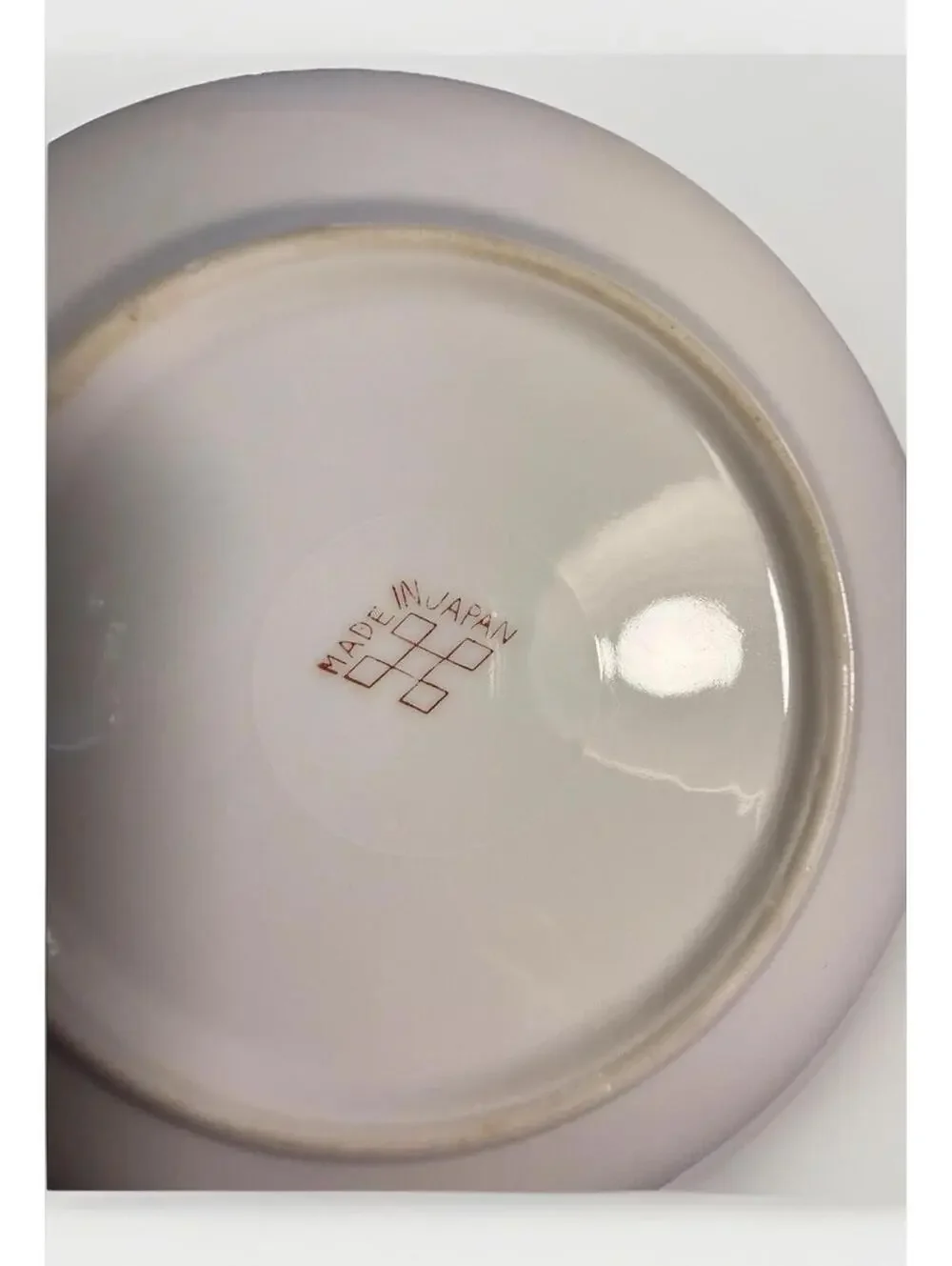 Made in Japan Floral Saucer Gold Trim Cottagecore Tea Party Plate Vintage